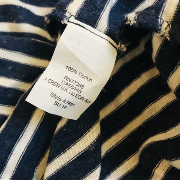 J. Crew Jeweled Striped Tee - Picture 7 of 7